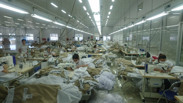 HACCP製品を製造しているベトナム工場